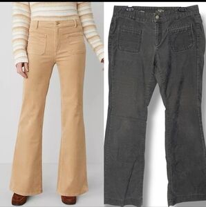 Loft Modern Flare Coruroy Pants Size 8